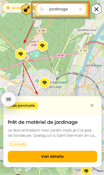 Questions fréquentes AlsoAsked sur l'aide entre particuliers et les sites de services de proximité.